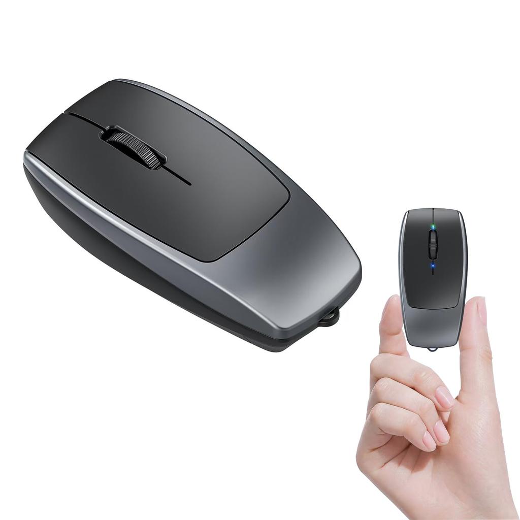 Maus mit Karten-Bluetooth für und Smartphones Ultrakompakter 2-in-1-Leser, Verbindung, Ultraleicht (25g), Kompakt, Tragbar, Leise, Kabellos,