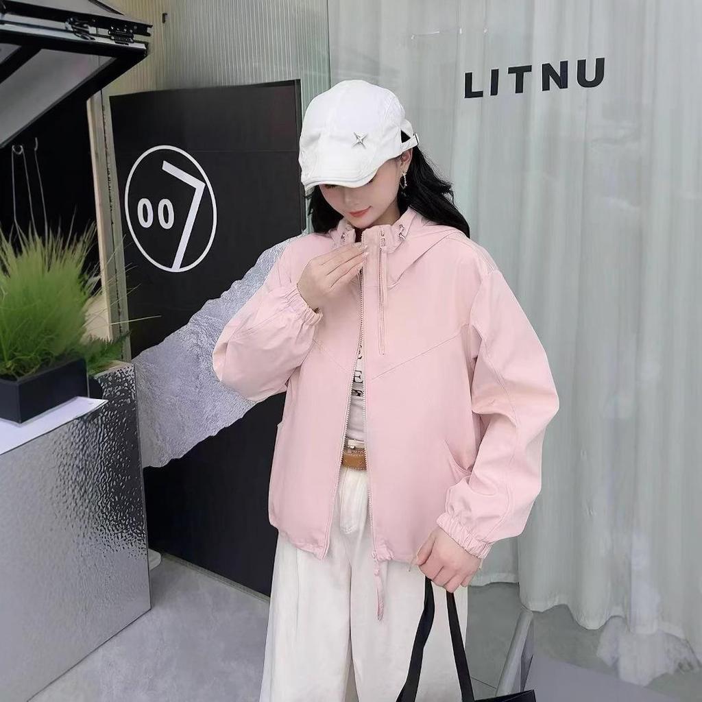 Damen Frühjahr 2025 Lässige Mode Kurzer Windbreaker - Stilvolle, altersreduzierende Jacke