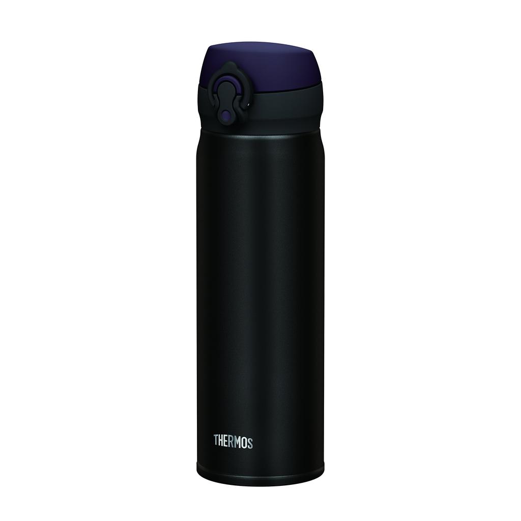 Thermos Vacuum Insulated Portable Mug with One-Touch Opening, 0.5L, All Black, JNL-502 ALB