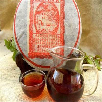 357g Olgun Puer Çayı Yunnan Siyah Çay Maşası Qing Hao Pu-erh Çay Kek Çin Çayı
