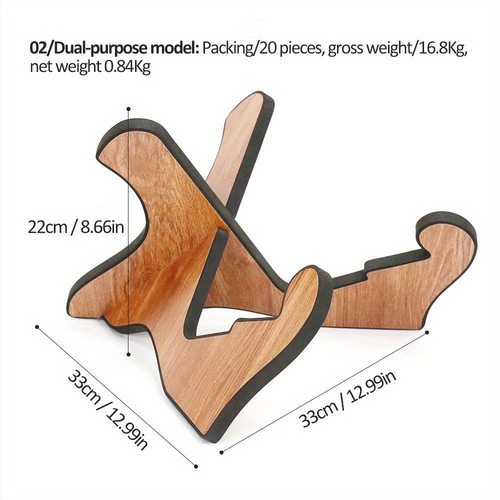 1pc Functional Portable Wooden Guitar Stand Holder Display Rack For Acoustic Guitar, Bass, Electric Guitar, Classical Guitar,