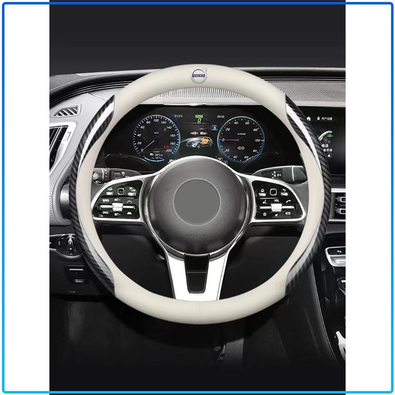 Microfiber Leather Anti-Slip Car Steering Wheel Cover Car Goods For Volvo XC90 XC60 XC70 XC40 V90 V60 V40 C70 C30 S80