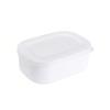 [1pc Airtight Food Container] 1pc Small Square Food Storage Container with Flip-Top Lid | Airtight, Stackable, Durable, Freezer & Microwave Safe