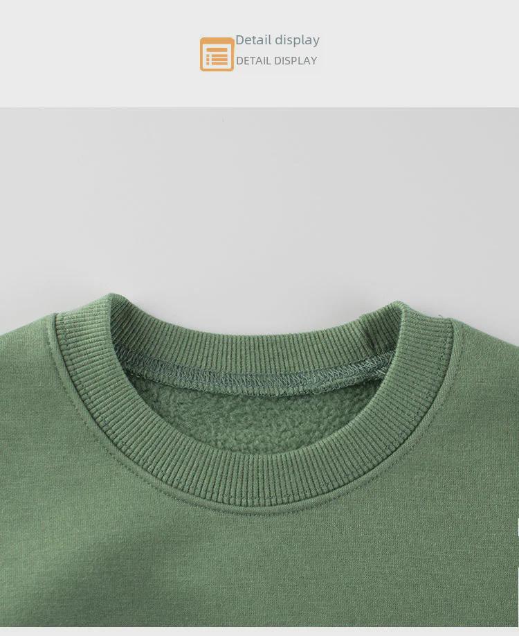 Children's Plush Sweater - New Boys' Autumn/Winter Korean-Style Polar Fleece Top