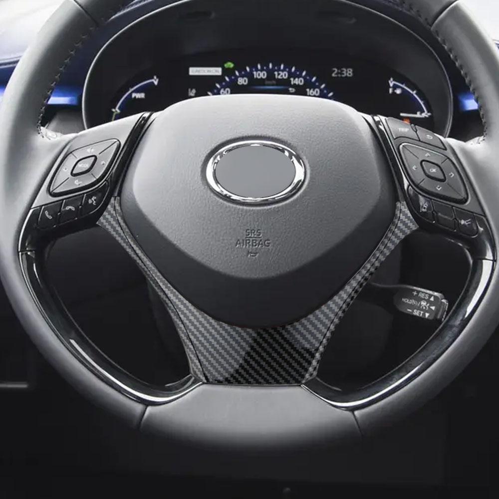 ABS Car Steering Wheel Panel Decoration Cover Trim Moulding Sticker for Toyota C-Hr Chr 2017-2025 Car Accessories