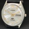 AUTOMATIC VINTAGE CITIZEN 8200 JAPAN MENS SILVER COLOR DIAL WATCH a706837-1