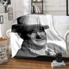 1pc John Wayne Retro Black and White Poster blanket, al season lightweigh Poster blanket home office outdoor nap multifunc Poster blanketional blanket