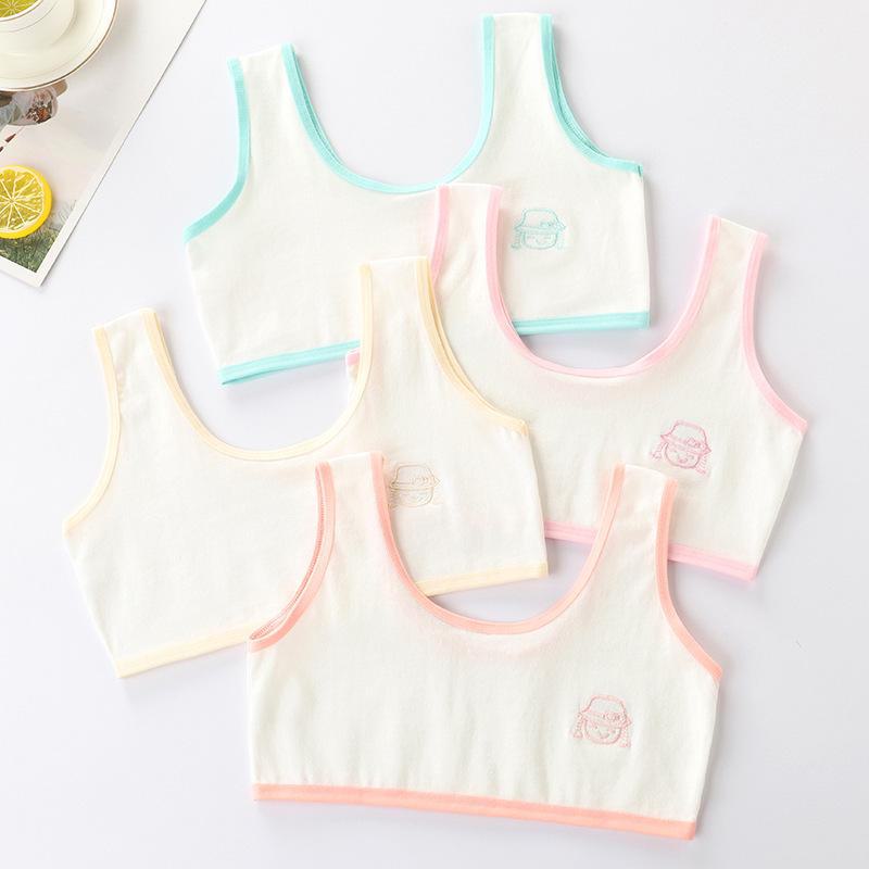 Girls' Cotton Training Bra - Youth, Students, Primary School, Tweens