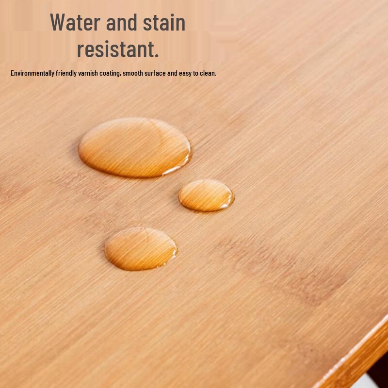 Bamboo Multi-layer Kitchen Storage Rack with Door