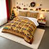 Safari Animals Educational Chart Bedding set (1 duvet cover, 2 pillowcases, duvet not included), African Savanna Wildlife Art Print