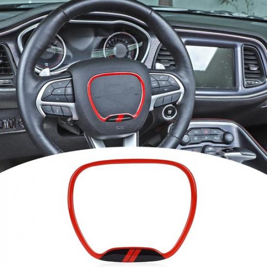 

Червоне кільце-облицювання керма консолі для Charger Challenger Durango 2014+