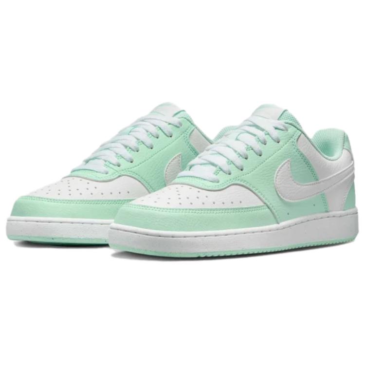 Nike Court Vision Low Top Skateboard Shoes Women's Green White Sneakers DH3158-301