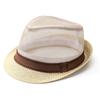 Hat Men's Summer Top Hat Sun Hat Cool Hat Casual Outdoor Mesh Summer Breathable Straw Hat