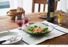 Toyo Sasaki Glass Nuage Coupe Ball 245, Made In Japan, Large Platter, Round Plate, Glass Dish, Tableware, 46167SM