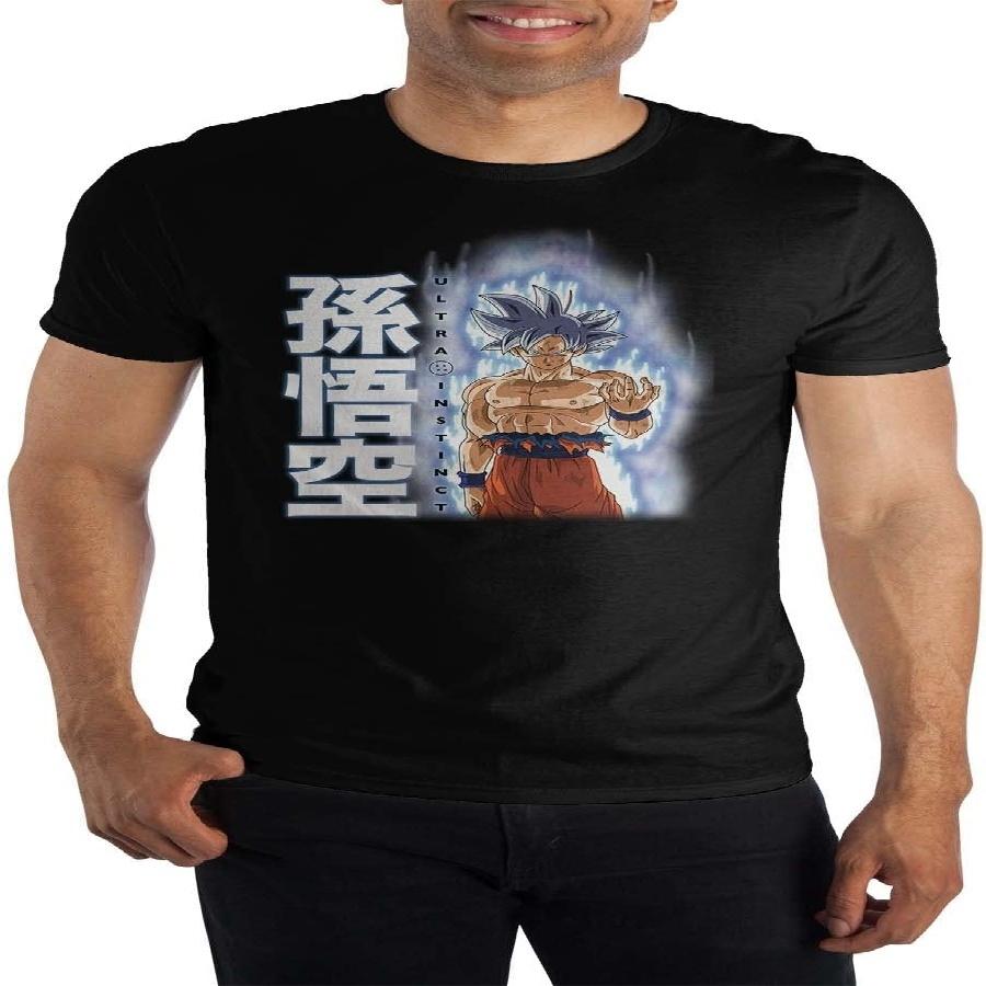 Bioworld Dragon Ball Mastered Ultra Instinct Goku Kanji Black T-Shirt XXXXXL чёрный