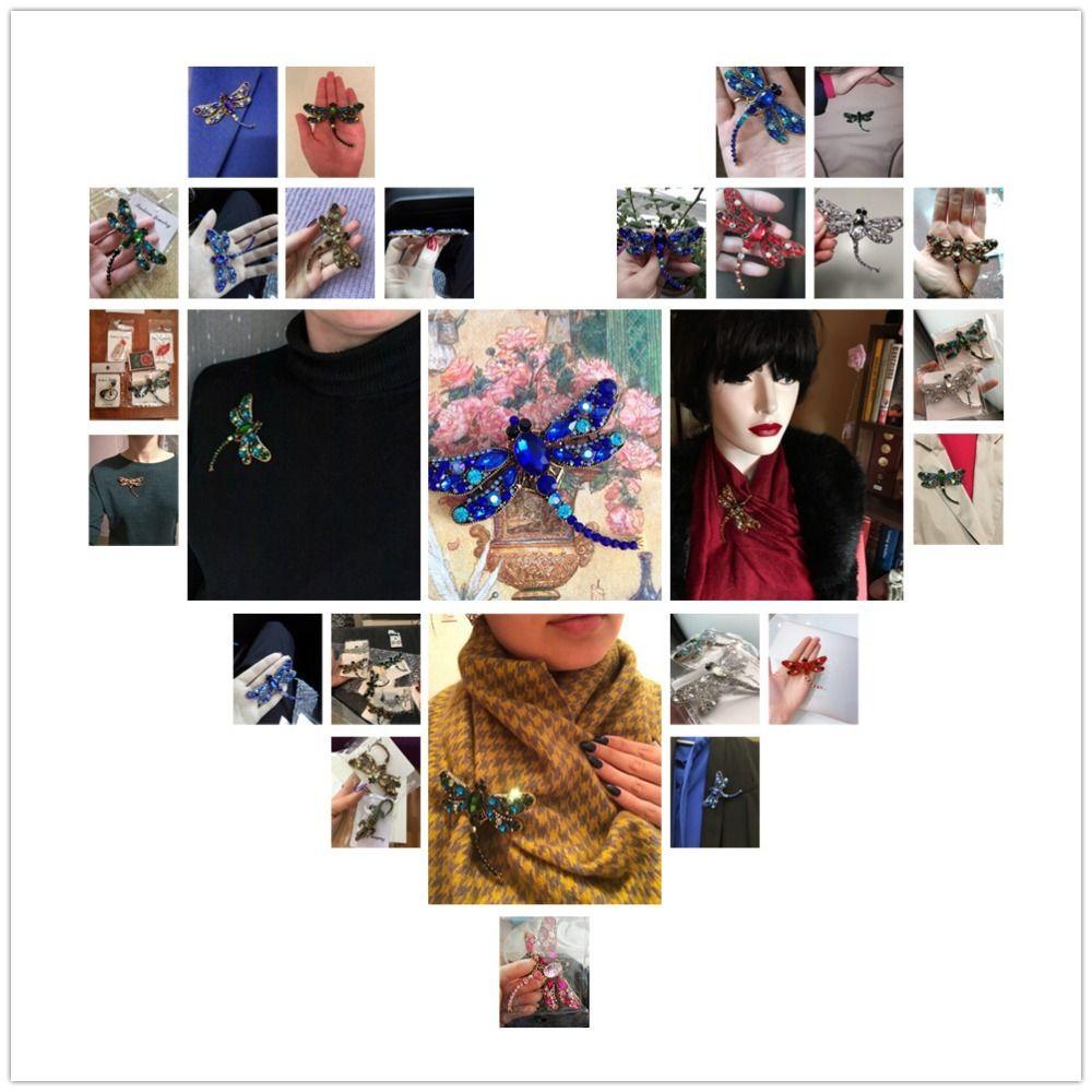 Collar Pin Transparent Wings Clothes Accessories Korean Style Badge Women Brooch Dragonfly Brooch