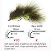 1/4pcs 3D Lifelike Eyes Transparent Fish Mask Articulated Fish Streamers Fly Artificial Bait Fish Pike Muskie Bass Trout Fishing