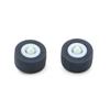 5x Black Rubber Bearing Roller Guide Pulley Wheel Pinch Roller 13x6x2mm for  RS-CH770 RS-BX501