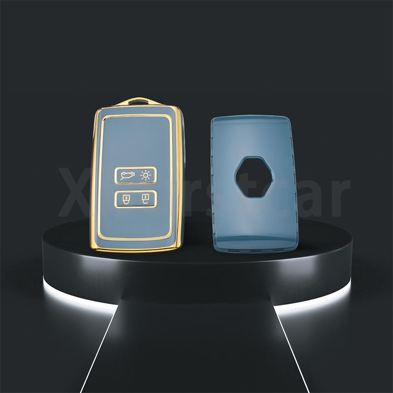 Tpu Car Key Cover Shell For Renault Captur Koleos Kadjar Zoe Arkana Espace Clio Megane Grand Scenic Sandero Dacia Duster Card