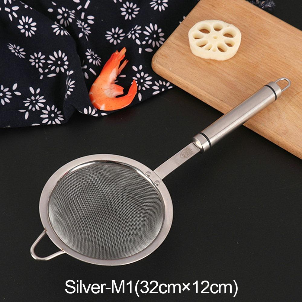 Fine Mesh Skimmer Spoon Stainless Steel Tea Strainer New Food Strainer  Juice Filtering