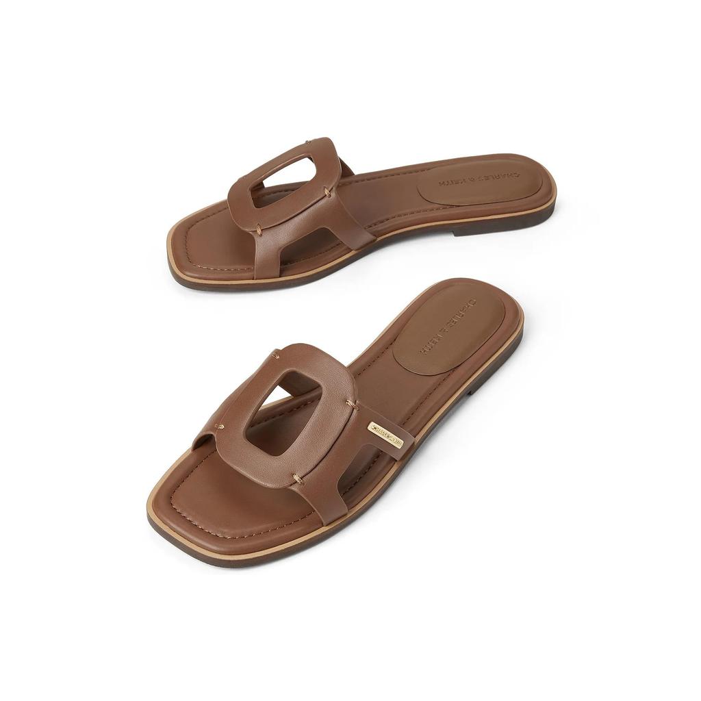 CHARLES&KEITH Composite Sole Slide Slippers 1cm Women's (Unisex) Slide Slippers CK1 70580231