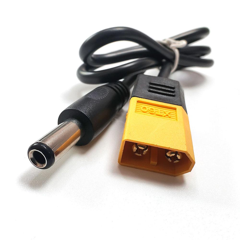 XT60 Male Bullet Connector To Male DC5525 Power Cable & DC5525 To Type-C For TS101 PINE64 Electronic Soldering Iron