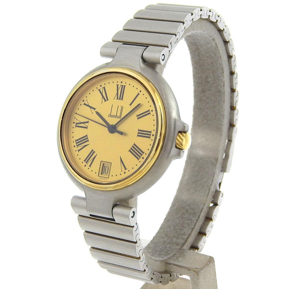 Dunhill Millennium Watches goldDial Stainless Steel/Plated Gold Quartz Analog display mens Used