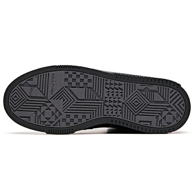 Anta High-Top Skate Shoes Men Sneakers Black 912048012-3