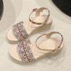 Fashion Versatile Sandals Women's 2025 Summer New European and American Buckle Platform Sandals Platform Cake Women's Sandals
