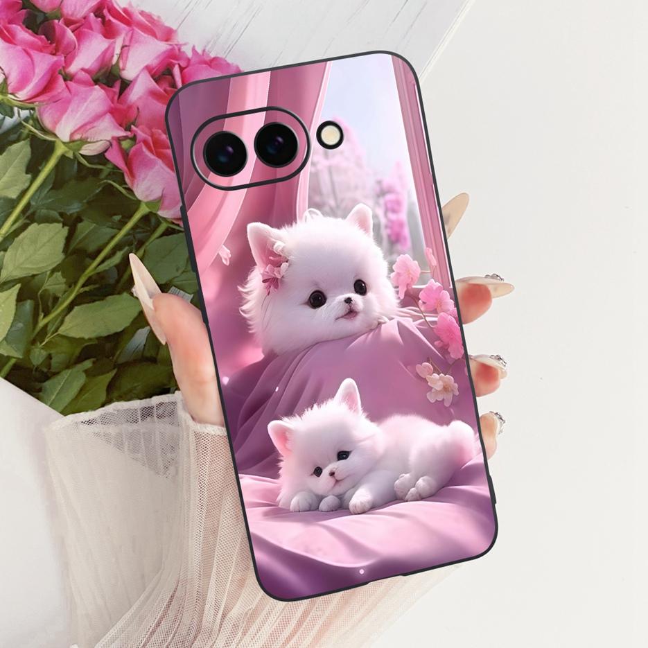 Für Google Pixel 9 Pro Hülle Niedlicher Löwe Mode Bemalte Abdeckung Weiche TPU Handyhülle Für Google Pixel 9A Pixel9 Pro Rückseite Fundas