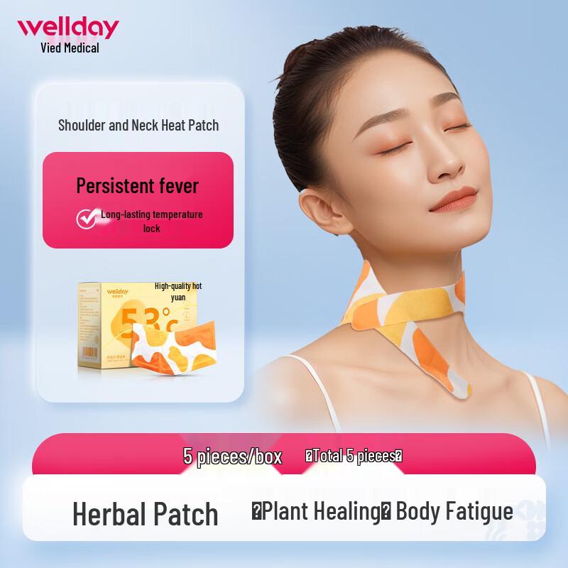 WELLDAY Самонагревающиеся теплые пластыри 5 Patches/Box