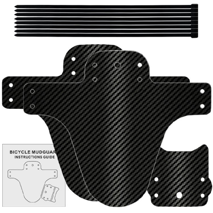 Folding Bicycles Mudguards, Thicken Mountain Bikes Front Rear Mud Guard 1