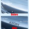 For GAC AION V 2024 2025 2026 Car Car Black Label Sticker Car Front Logo Frame Head Bumper Decor Sticker Cover Accessories