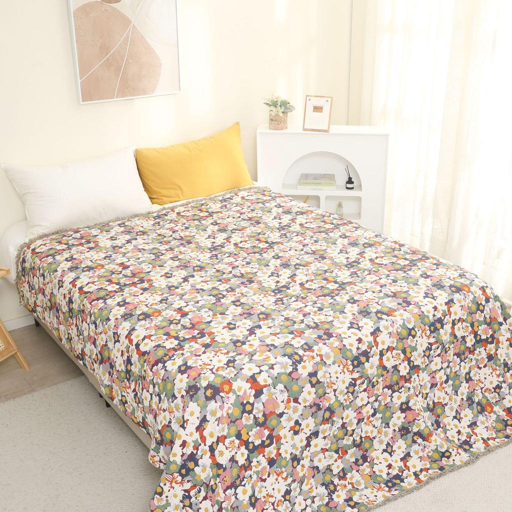 Full Cotton Gauze Blanket: Sofa, Car, Bed Use