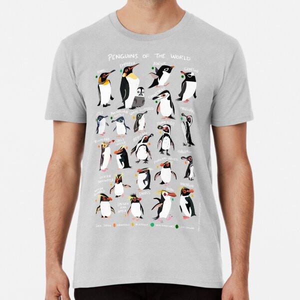 Penguins of the World T-Shirt S-5XL Best T-Shirt