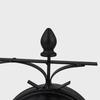 Vintage Double Side Silent Wall Clock Decorative Clock Party Decoration Supplies for Home Festival Indoor Outdoor