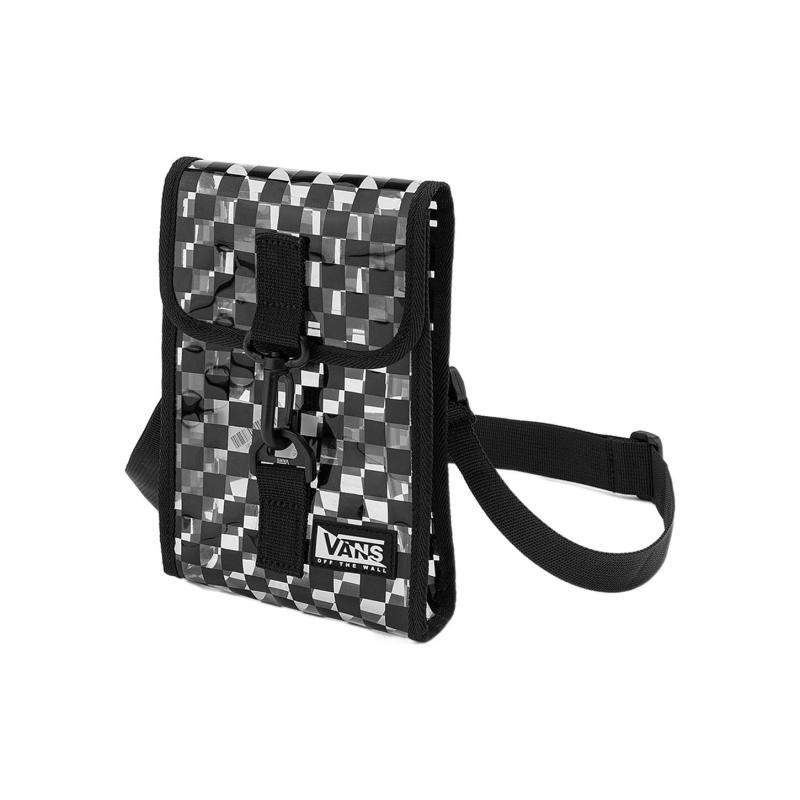Vans Nylon Fabric Shoulder Bag Crossbody Bag Regular Women's Black/White Vans VN0A7Q2BBLK