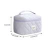 Fashion Cotton Makeup Bag Storage Organized Spacious Beauty Case With Zippered Quilted Cosmetic Bags