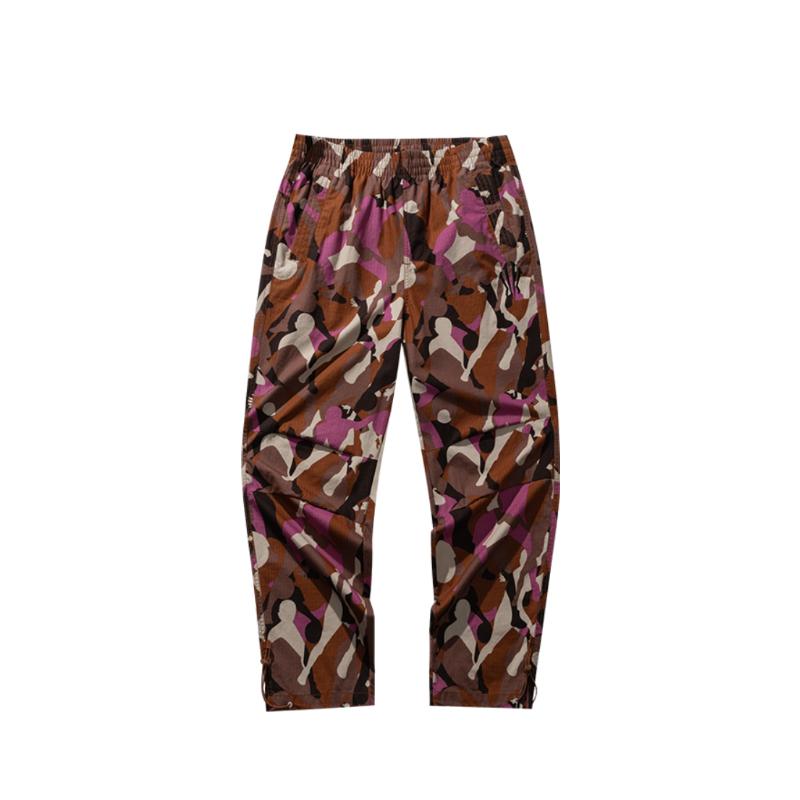 

Anta Kyrie Series Knitted Sports Full Print Cargo Pants Unisex Pants Luxurious-Brown 172441504N-1 M