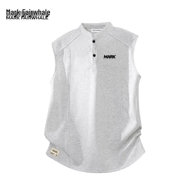 MARK FAIRWHALE Men s Casual Sleeveless Vest Jacket 2XL