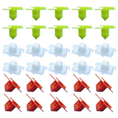 30Pcs Rocker Moulding Clips Kit For Toyota Land Cruiser 90467-12073 90467-12075