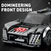 Set de construcție model mașină de curse de viteză 9X8 Supercar Set blocuri de construcție Vehicul de colecție Jucării set 280 buc