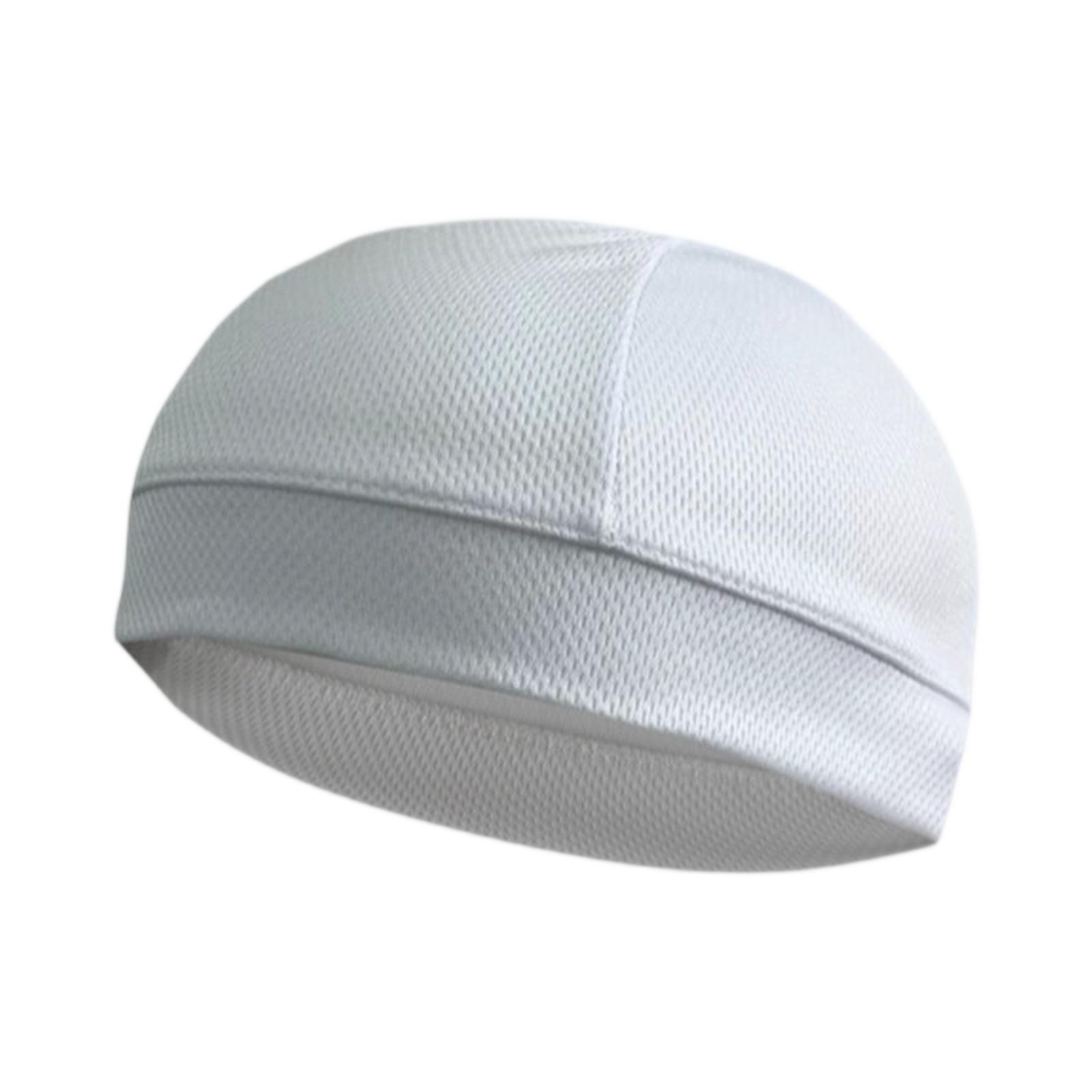 

Fashion Ice Silk Quick-drying Cycling Cap Mesh Melon Skin Cap Summer Breathable Outdoor Sports Sweat-absorbent Cap Camouflage Hat One Size білий