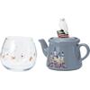 Harry Potter Hedwig Figure Teapot (approx. 380ml) & Teacup (approx. 450ml) Set, Wizarding World Merchandise, Gray, SAN4500
