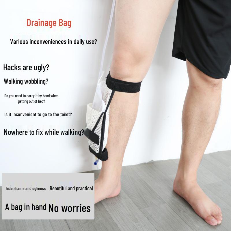 Breathable Large Capacity Waist Pack for Urine Collection and Cystostomy Bag Fixation 