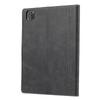 New For Ipad Pro 12.9 2022/2021/2020 Calf Texture Double Fold Clasp Horizontal Flip Leather Tablet Case With Photo Frame & Holder & Card Slots & Walle