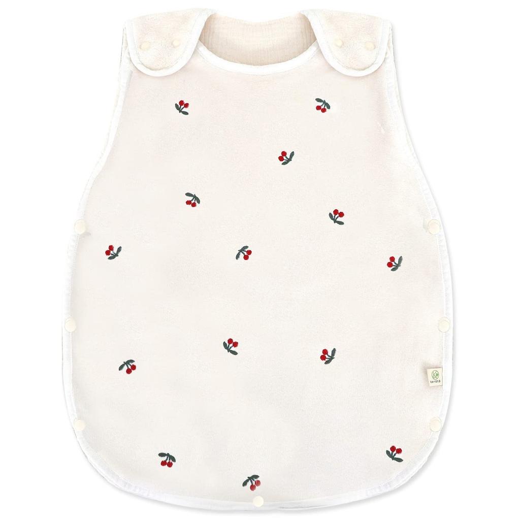 Keratta Fluffy Ibul Sleeper for Winter Babies and Kids (Inner Gauze Absorbs Night Sweats (Registered Utility Model)) Ages 0-7