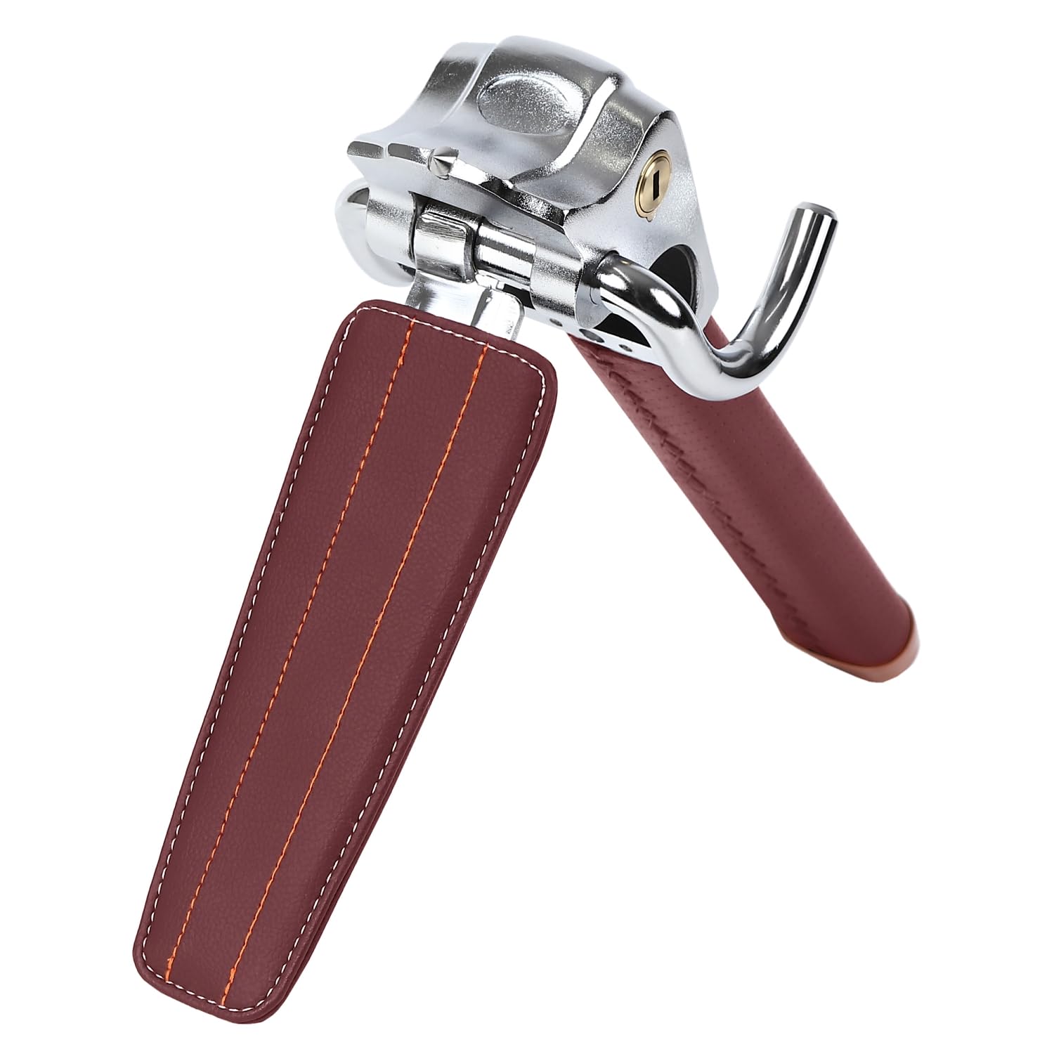 Замок на руль AREIZ, Противоугонный, Блокиратор руля автомобиля, Защита от релейной атаки, AR-HL05 (Красное вино)