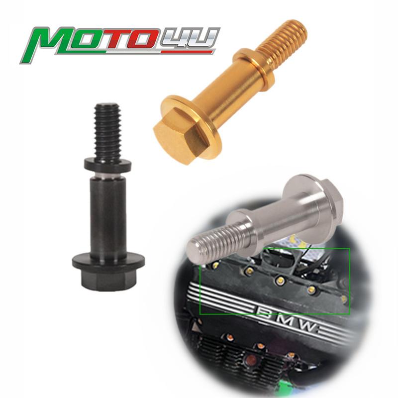 For BMW k Series K75 K100 Titanium Engine Screw M8*30 Vintage Cafe Racer Motorcycle Valve Cover Bolts Three Colors
