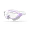 (transparent Purple) COPOZZ Professional Waterproof Soft Silicone Glasses Swim Eyewear Anti-Fog UV Adult One-piece Swimming Goggles for Men Women